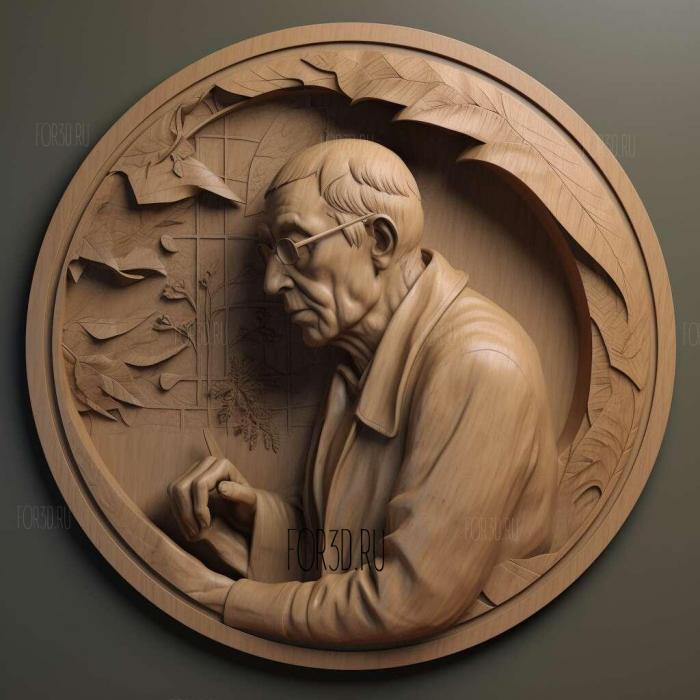 Thomas Eliot 3 stl model for CNC